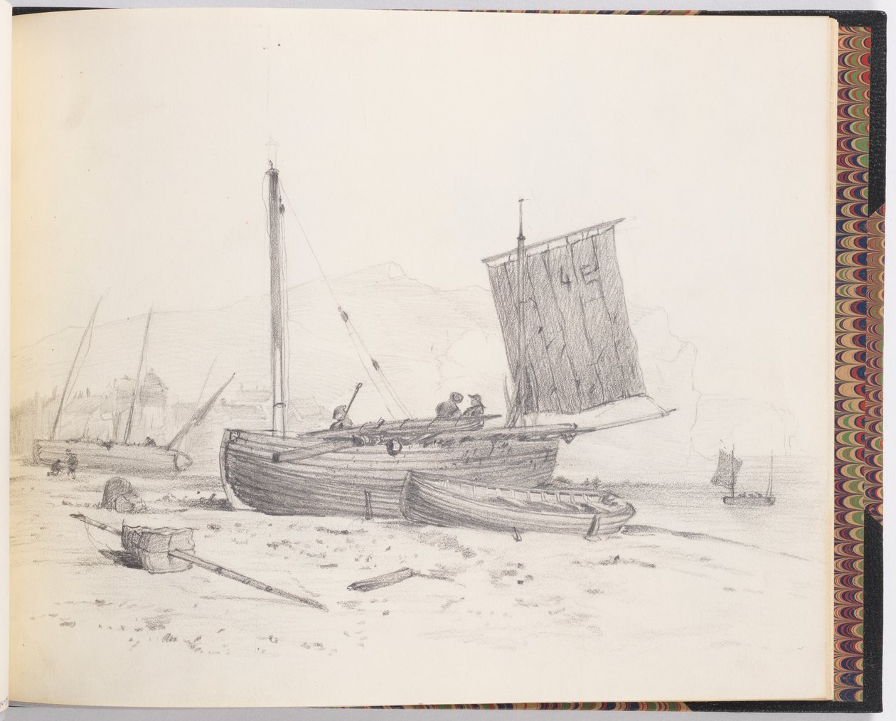 Fishing Boats by Francis Augustus Lathrop