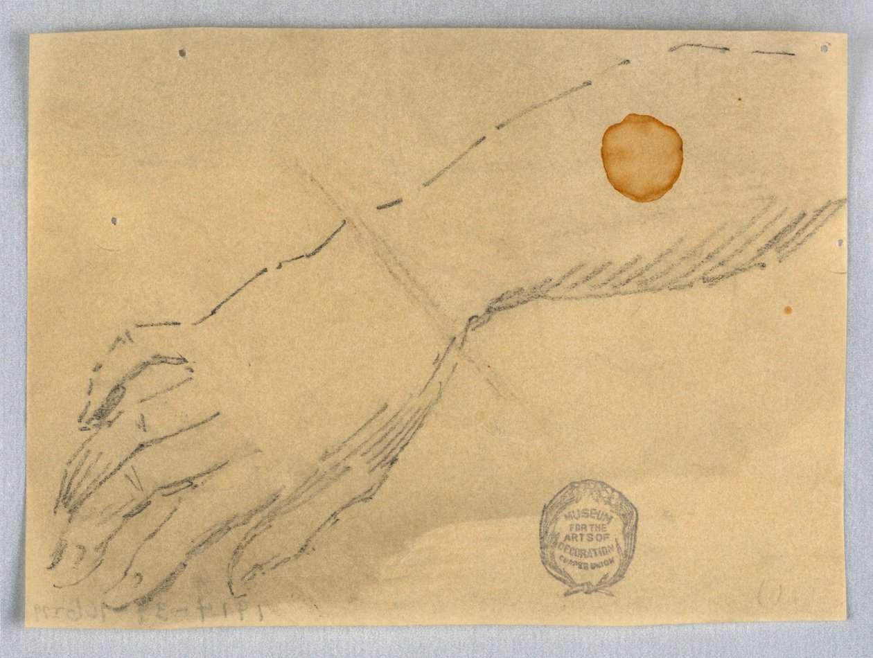 Sketch of Hand and Wrist by Francis Augustus Lathrop