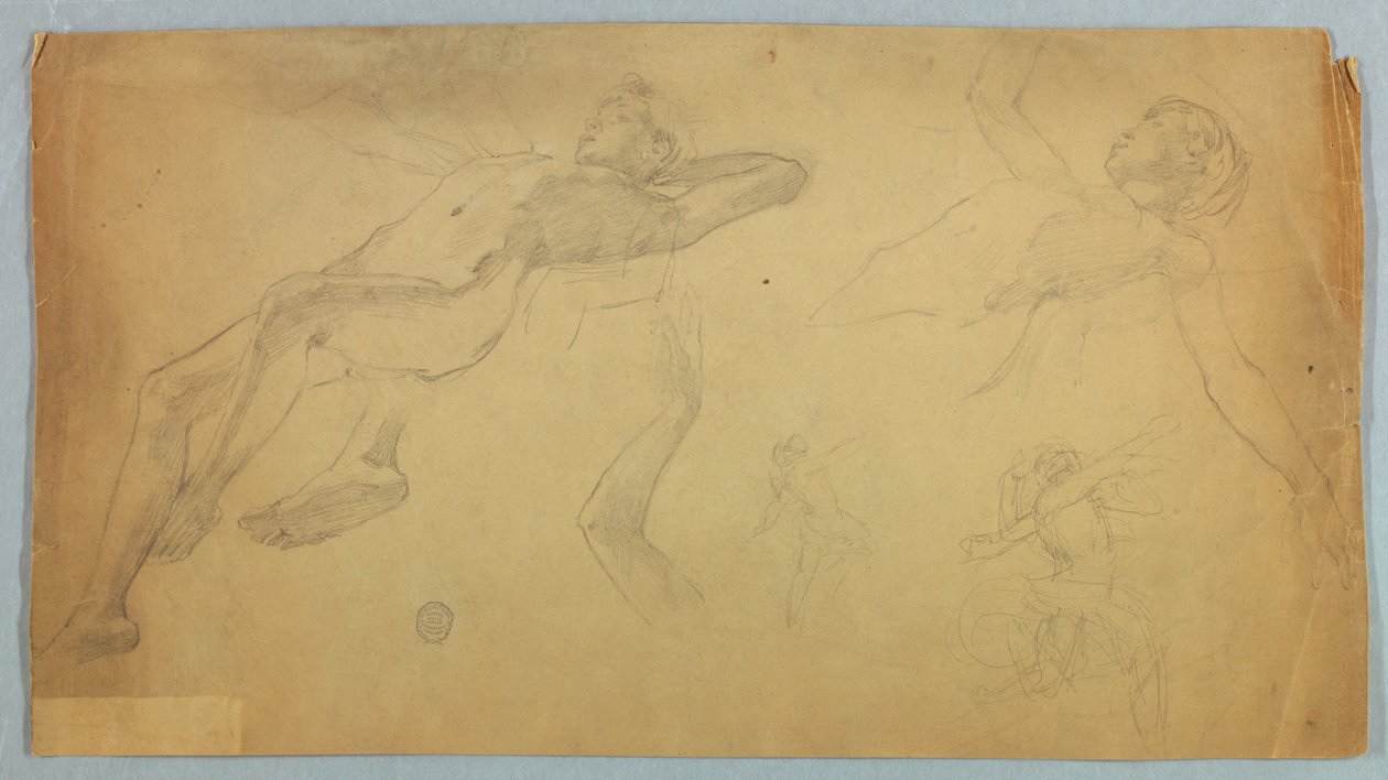 Sketches of Nude Figures by Francis Augustus Lathrop