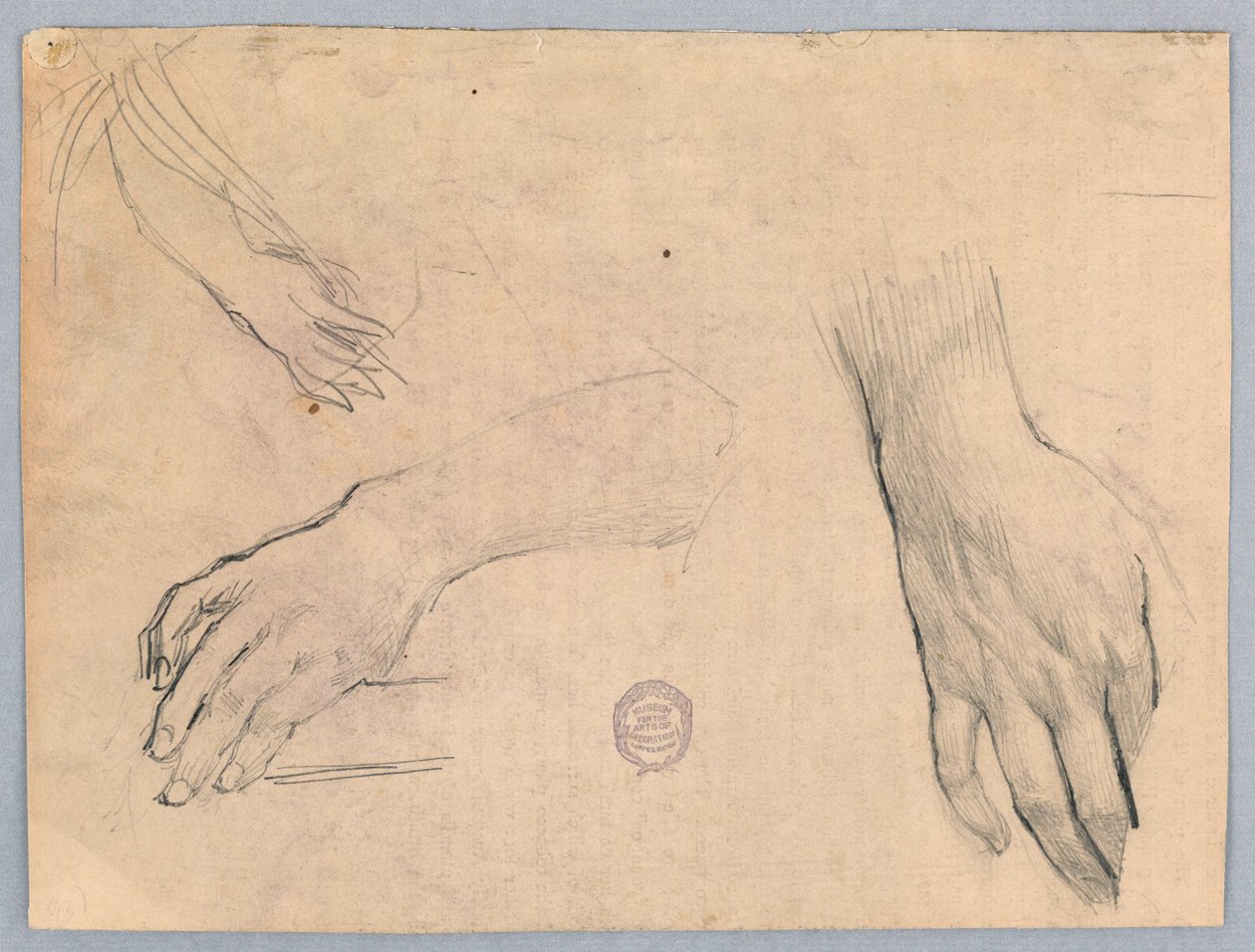 Studies of Hands by Francis Augustus Lathrop