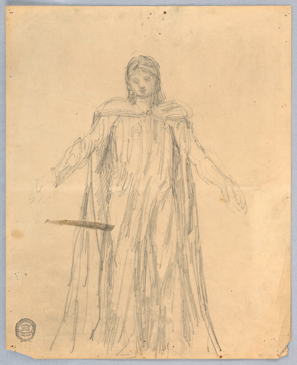 Study for Christ, Chancel of St. Bartholomew, New York by Francis Augustus Lathrop