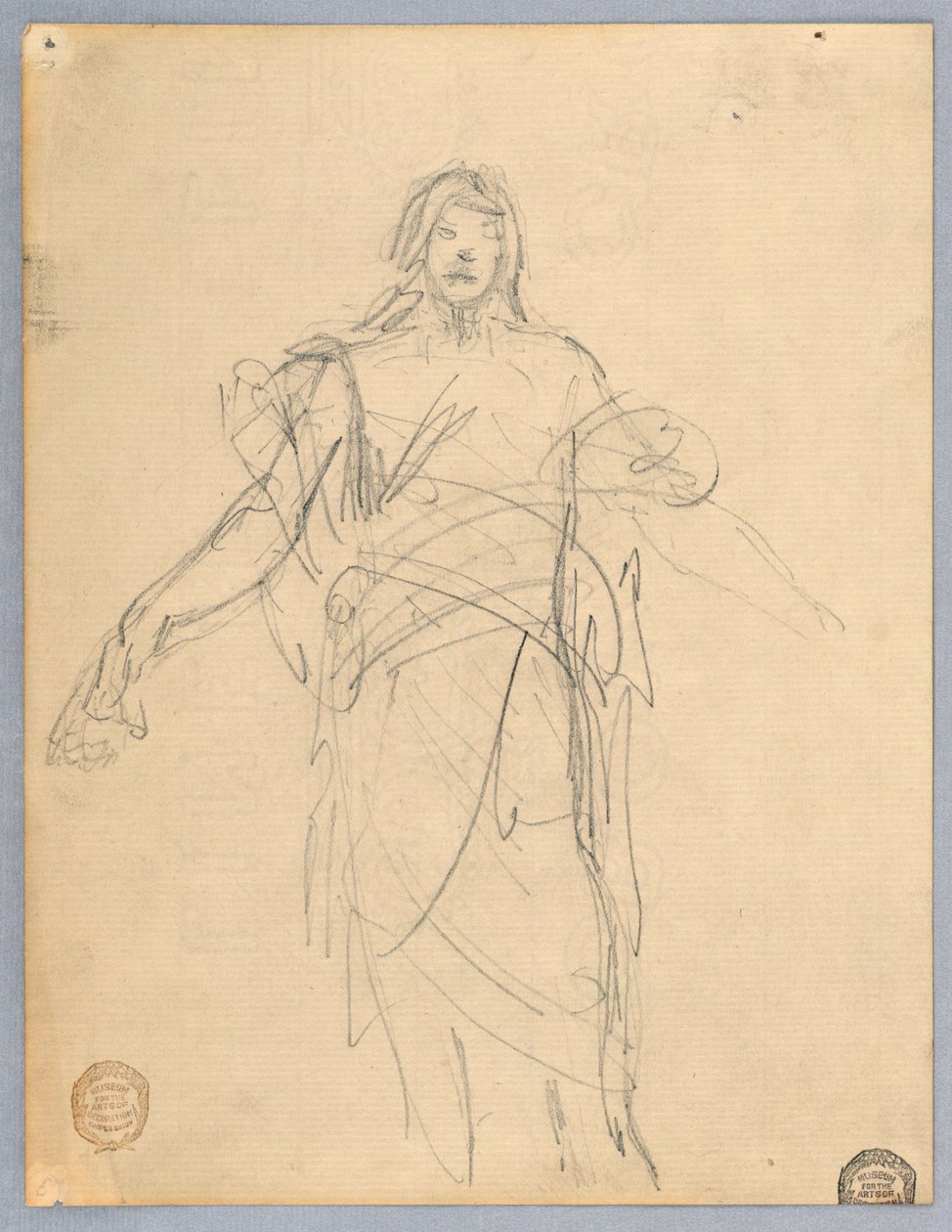Study for Christ, Chancel of St. Bartholomew, New York by Francis Augustus Lathrop