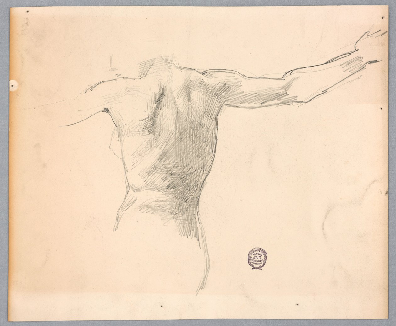Study for "Diana and Her Attendants among the Constellations" by Francis Augustus Lathrop