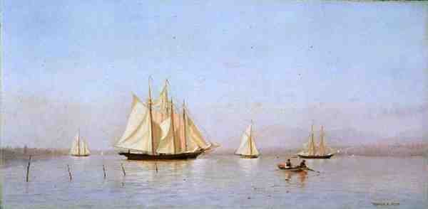Haverstraw Bay on the Hudson by Francis Augustus Silva