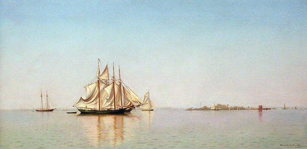 Off City Island, New York by Francis Augustus Silva