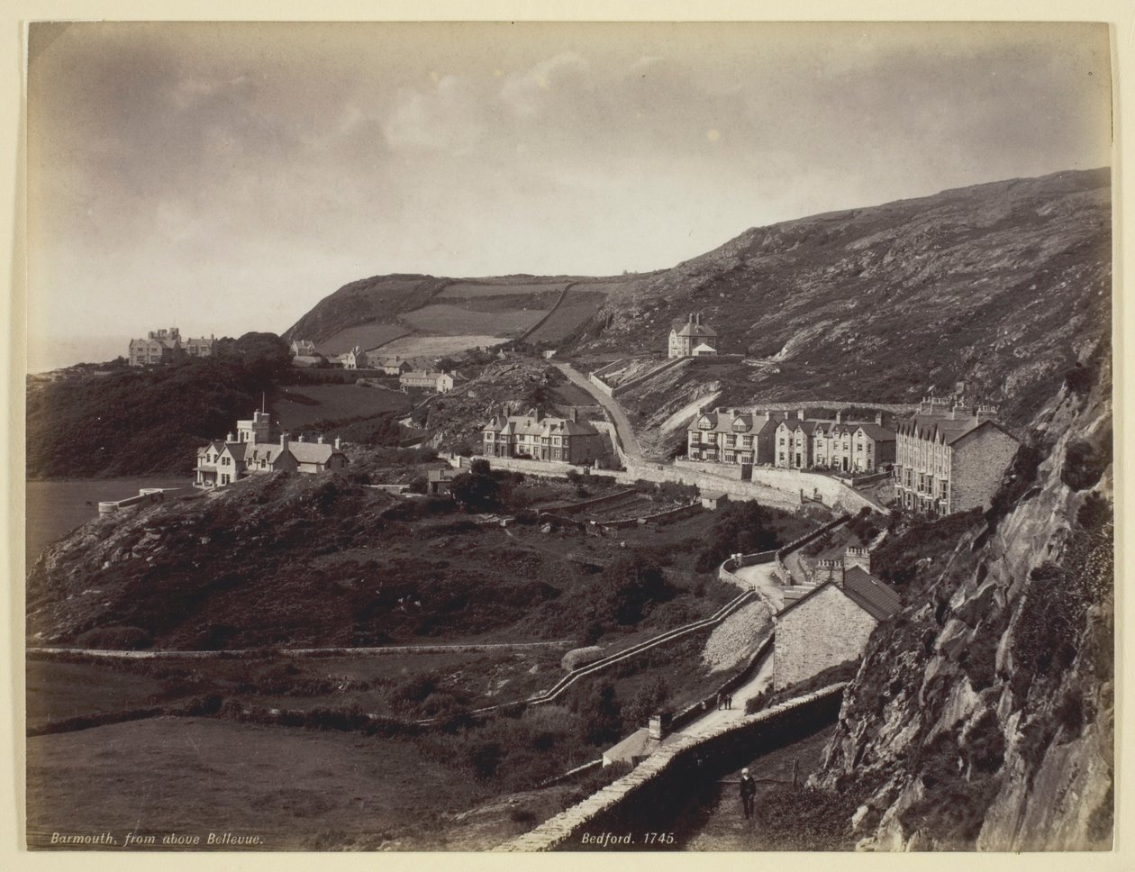 Barmouth, from above Bellevue by Francis Bedford