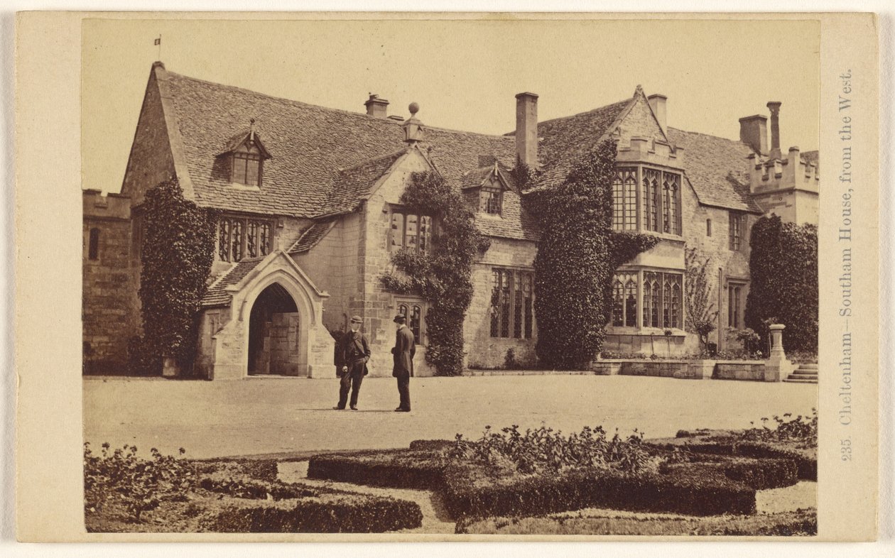 Cheltenham - Southern House, from the West by Francis Bedford