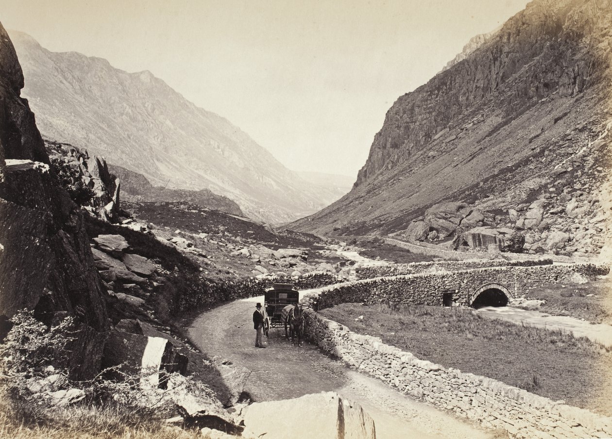 Llanberis, The Pass, From Above The Bridge, No. 2. (524) by Francis Bedford