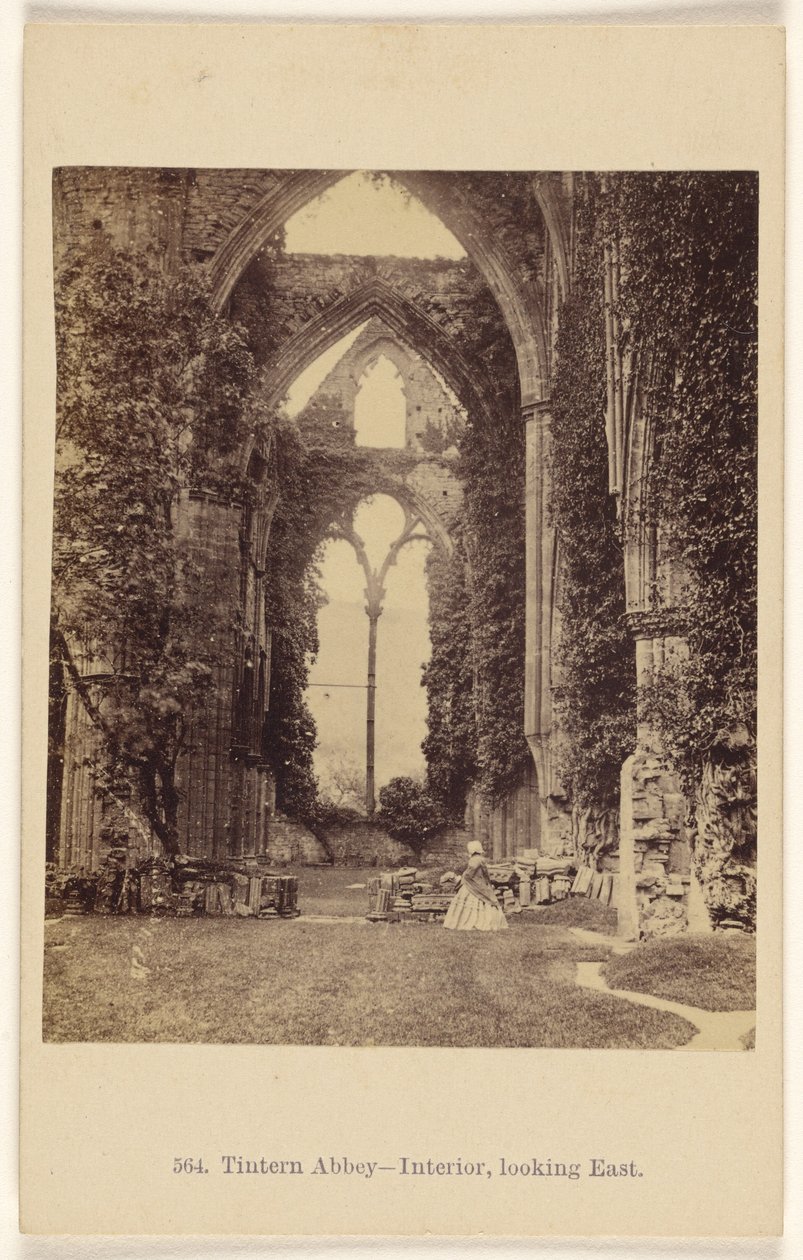 Tintern Abbey - Interior, Looking East by Francis Bedford