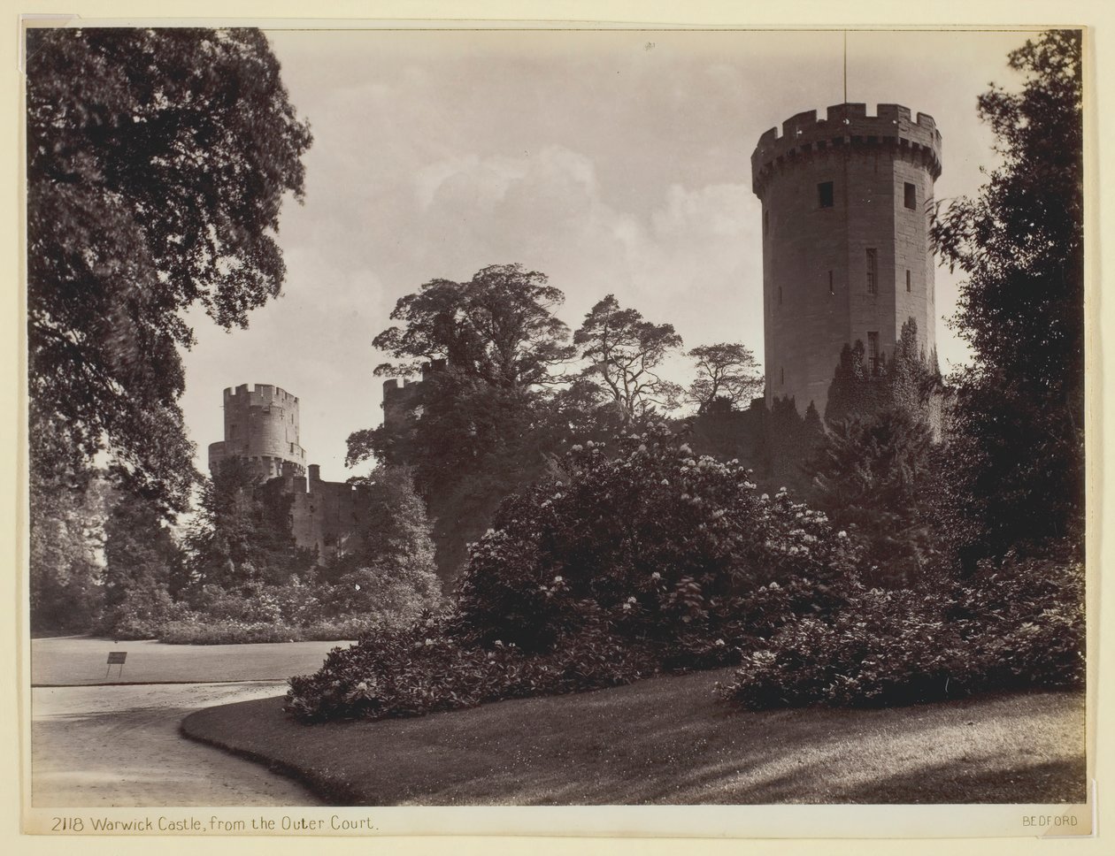 Warwick Castle, from the Outer Court, 1860-94 by Francis Bedford