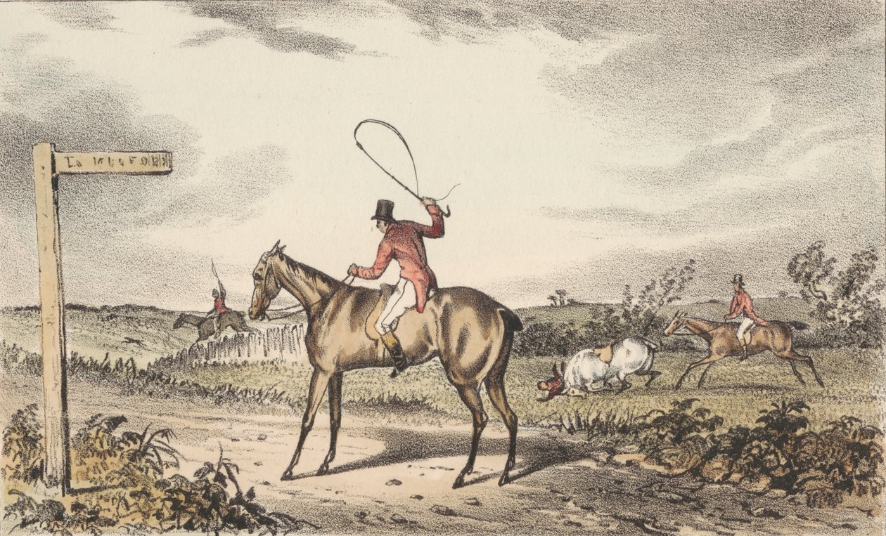 [Fox-hunting] Set of twelve "Turner