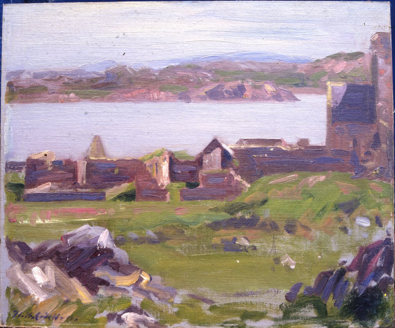 The Ruins of Iona Abbey by Francis Campbell Boileau Cadell