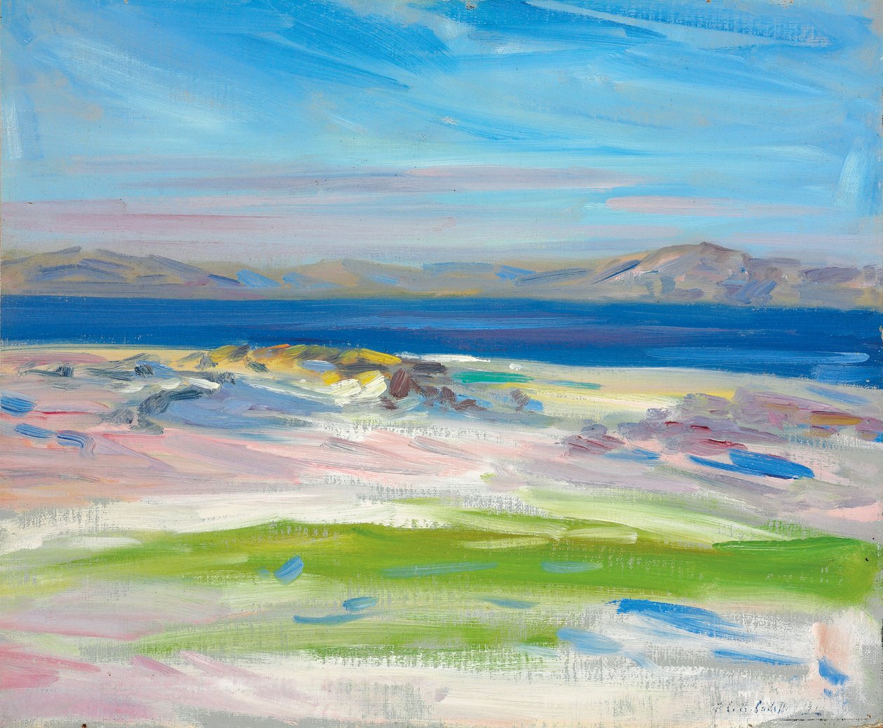 The View of the White Sands, Iona by Francis Campbell Boileau Cadell