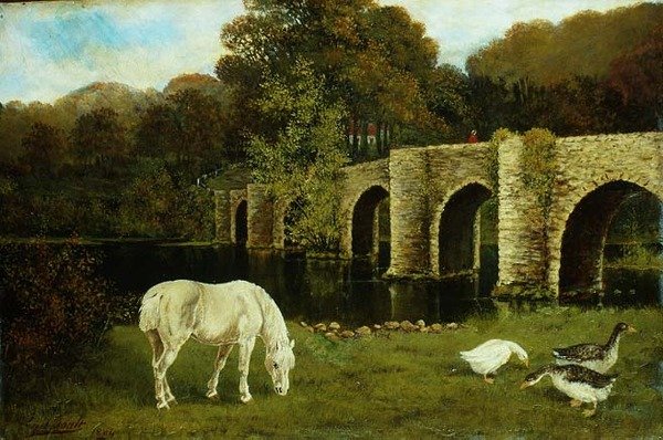 A Bridge over the River Stour by Francis Cecil Boult