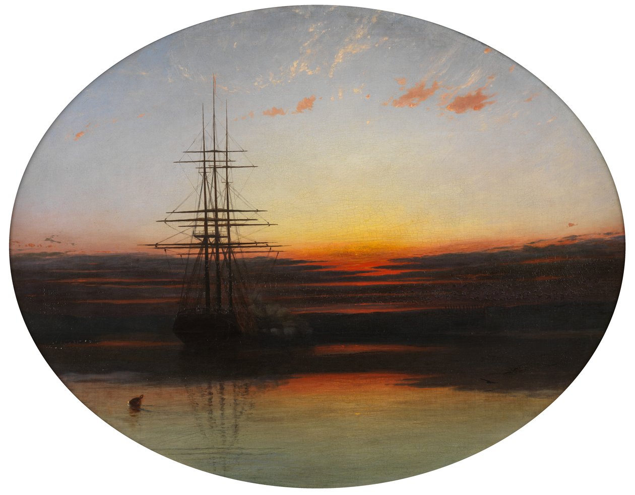 The Evening Gun by Francis Danby