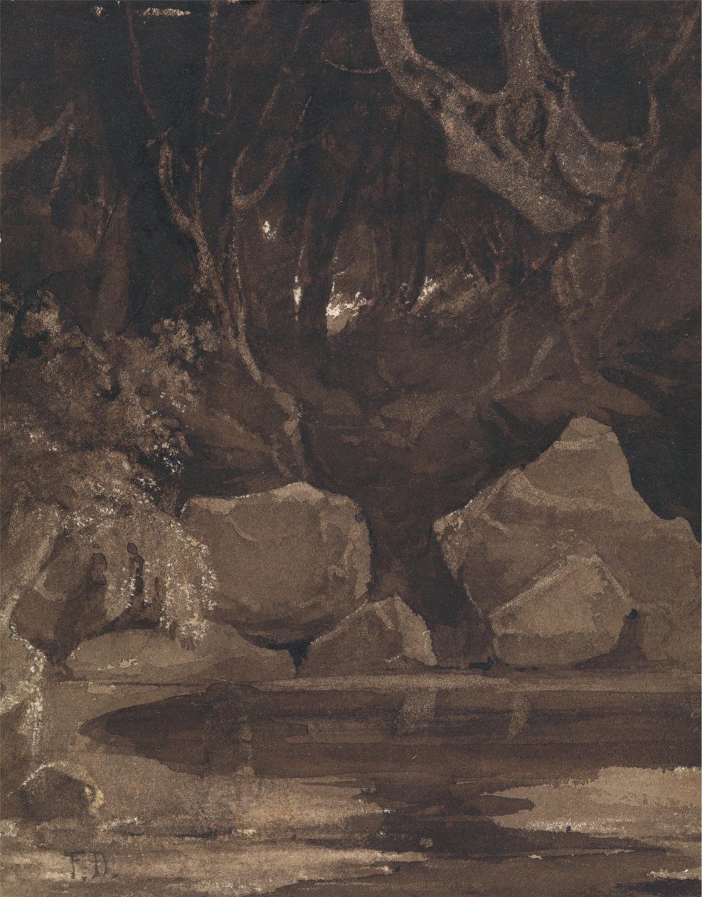 The Haunted Wood by Francis Danby