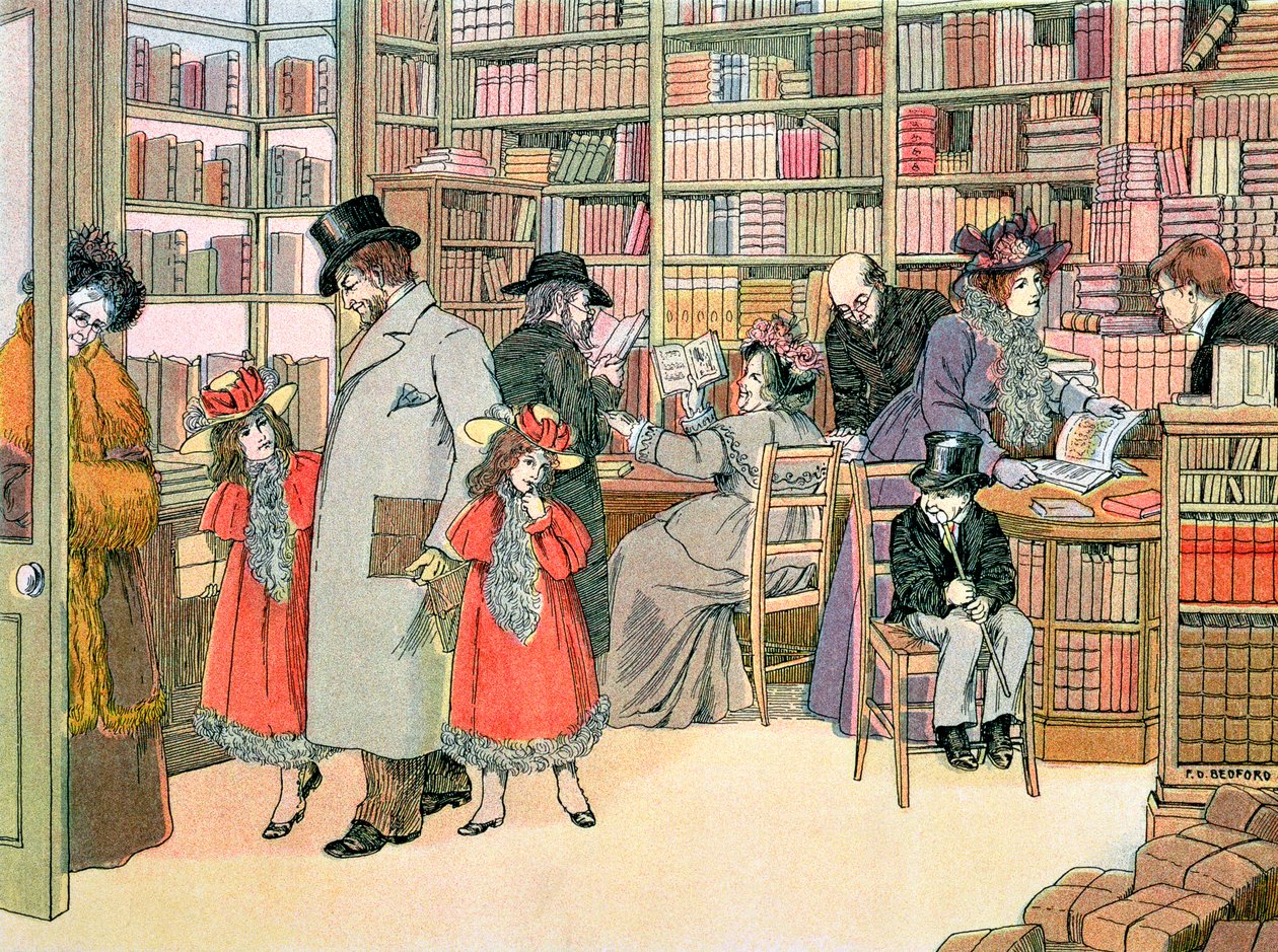 The Book Shop by Francis Donkin Bedford