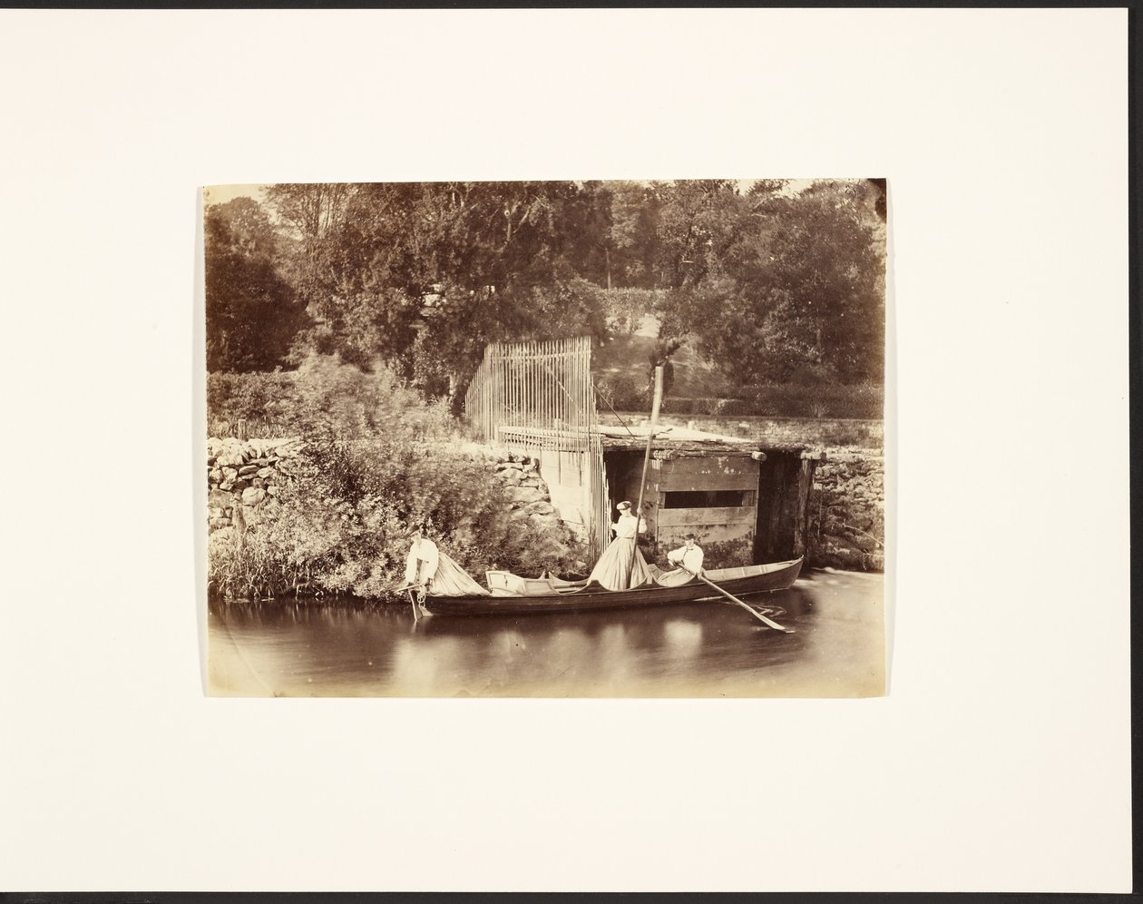 Women Boating by Francis Edmond Currey