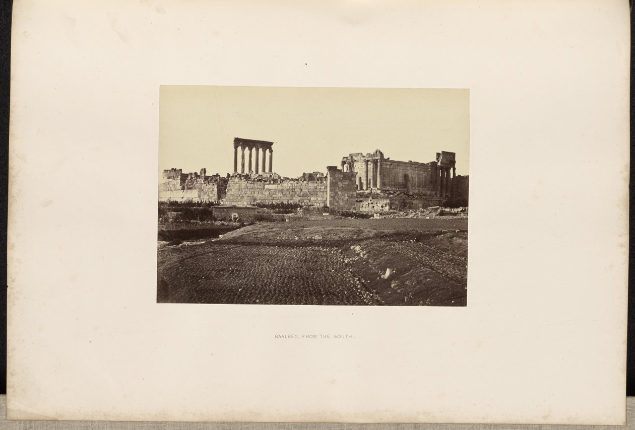 Baalbec, From the South by Francis Frith