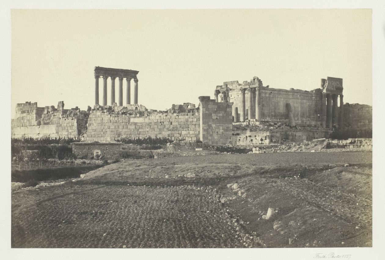 Baalbek, from the South by Francis Frith