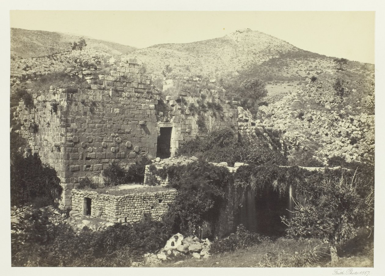 Banias, The Ancient Caesarea Philippi by Francis Frith