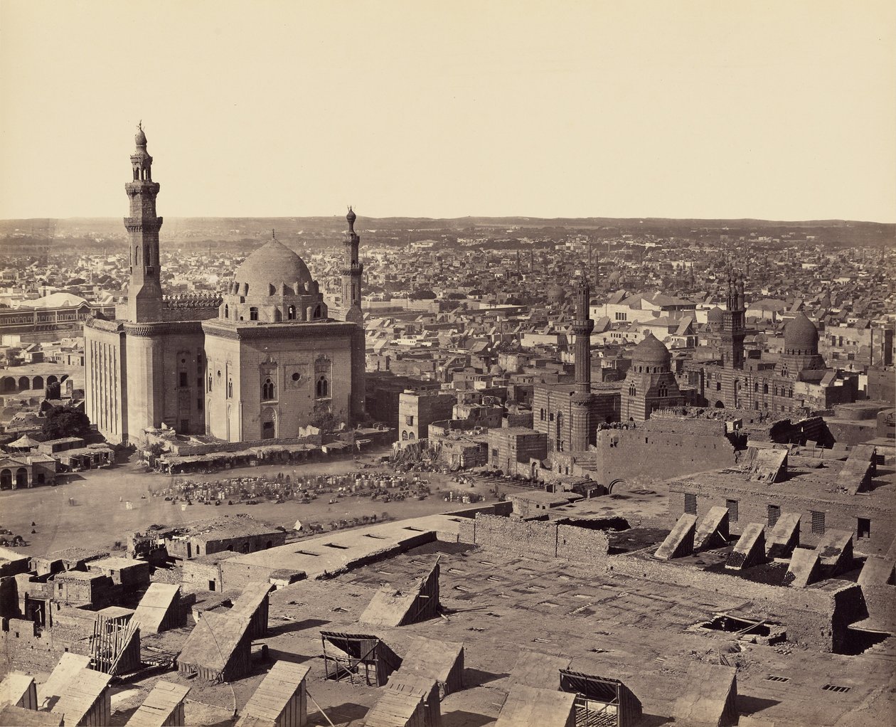 Cairo from the Citadel. First View by Francis Frith