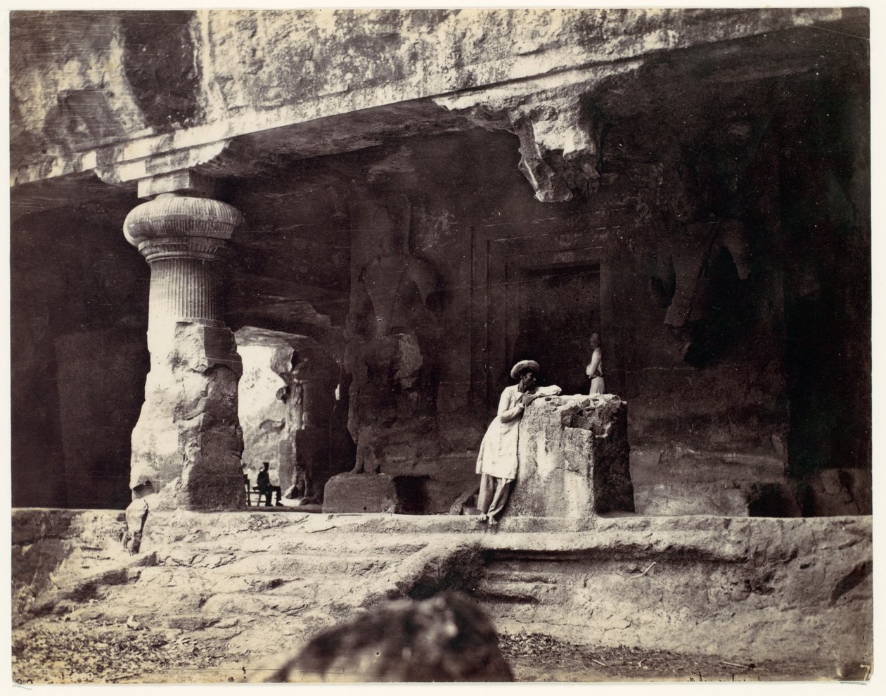 Elephanta from Water Cave, Coombe Martin Bay, Watermouth by Francis Frith