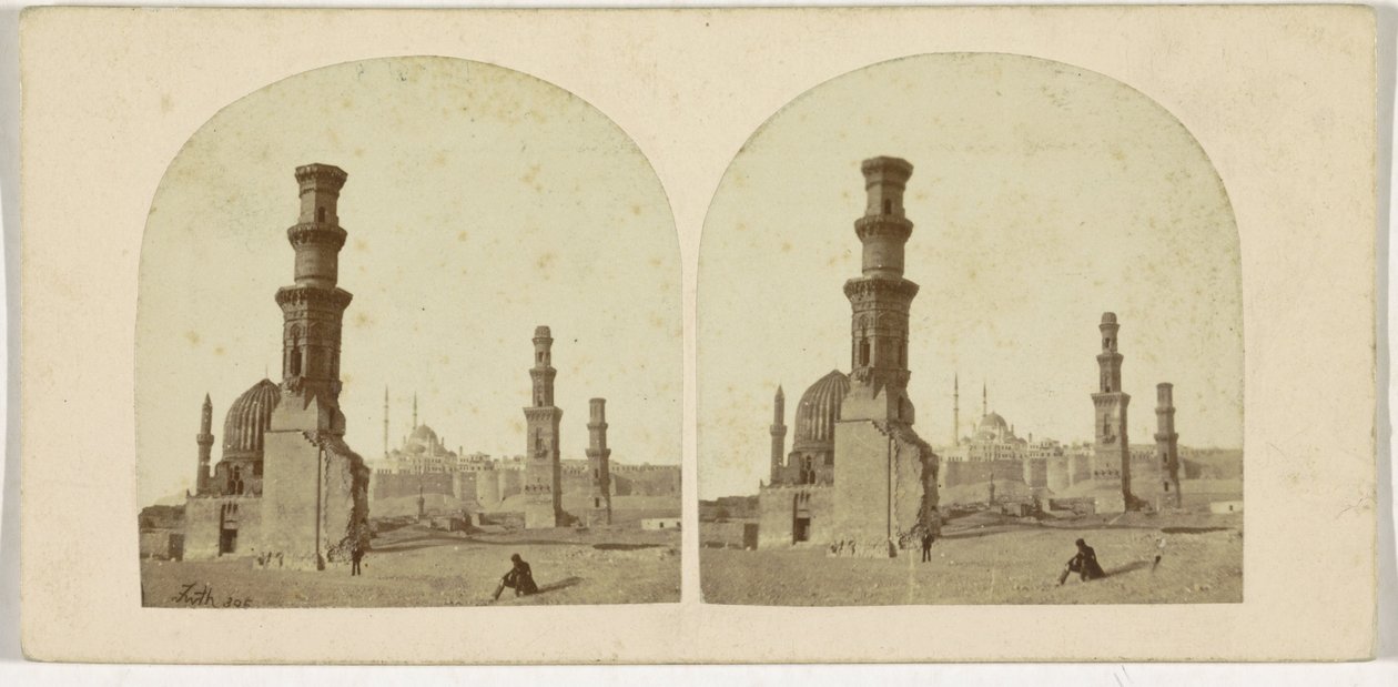Tombs of the Mamluks, Cairo, Egypt by Francis Frith
