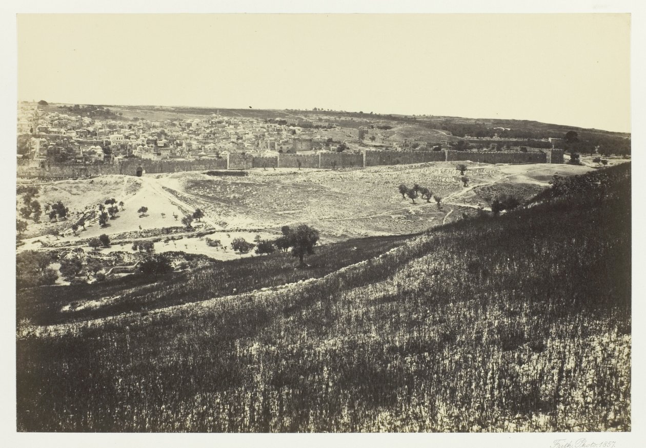 Jerusalem, from the Mount of Olives, No.2 by Francis Frith