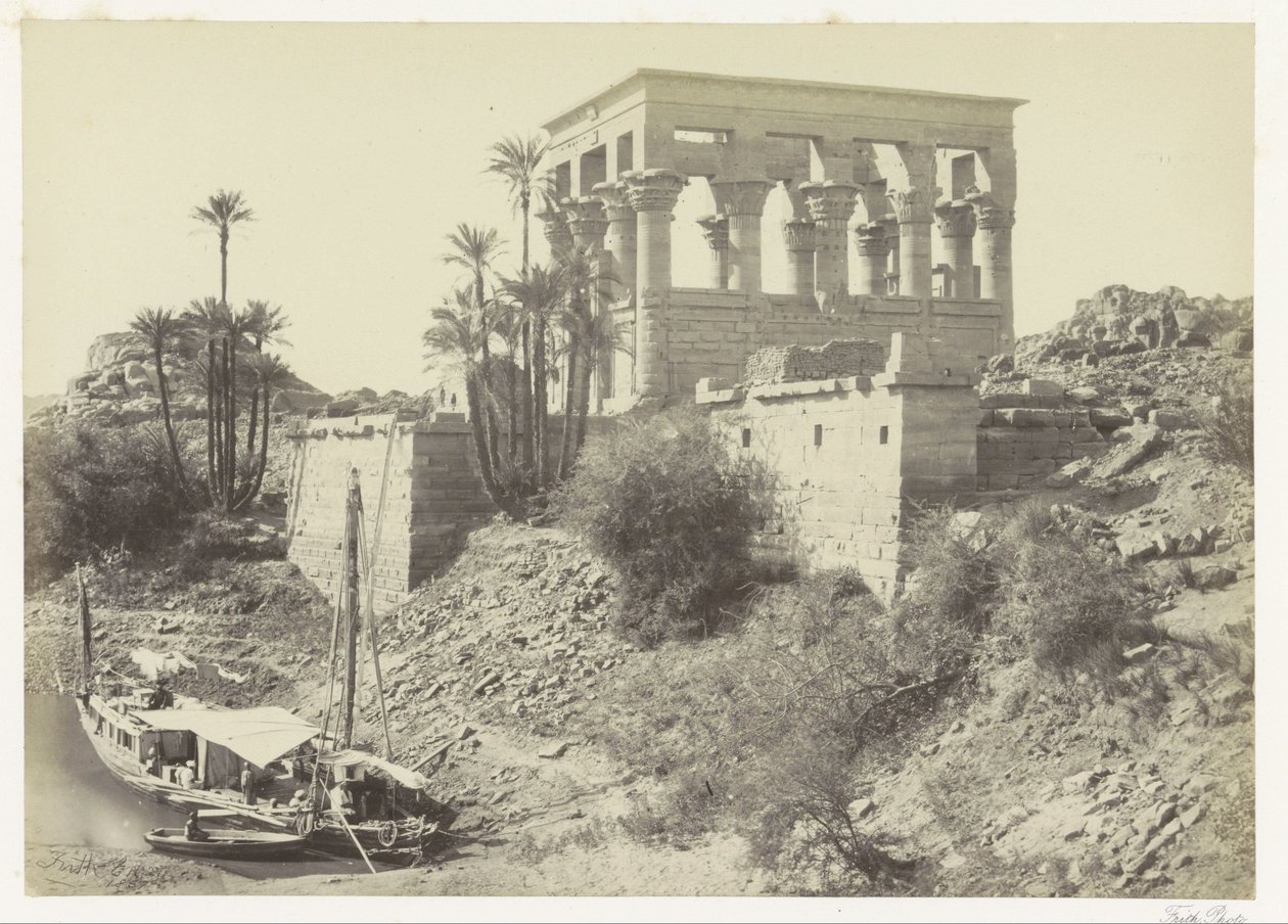 Kiosk of Trajan on the Island of Philae in the Nile by Francis Frith