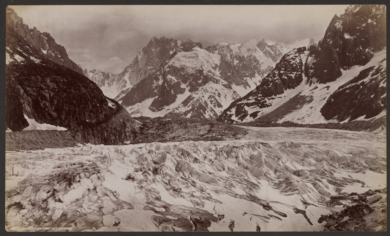 Mer de Glace, Mont Blanc by Francis Frith