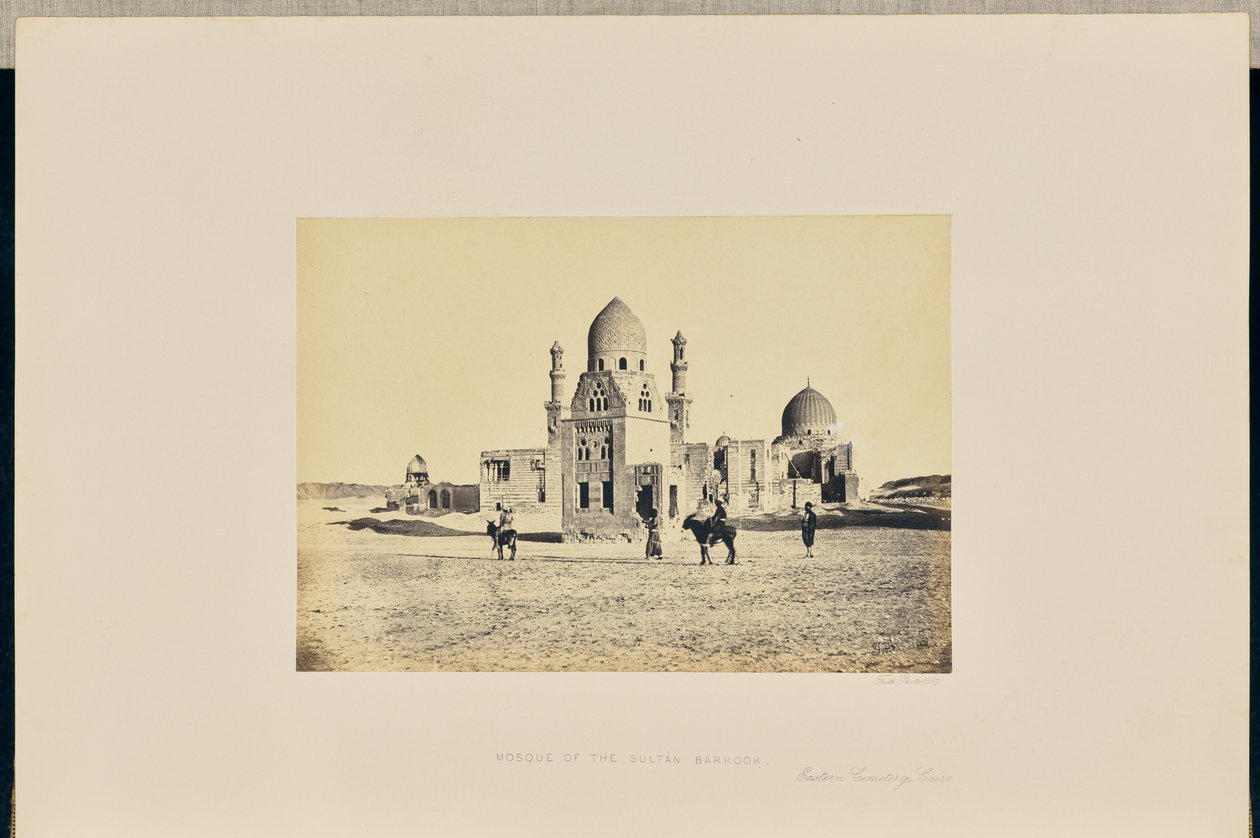 Mosque of the Sultan Barkook, Eastern Cemetery, Cairo by Francis Frith