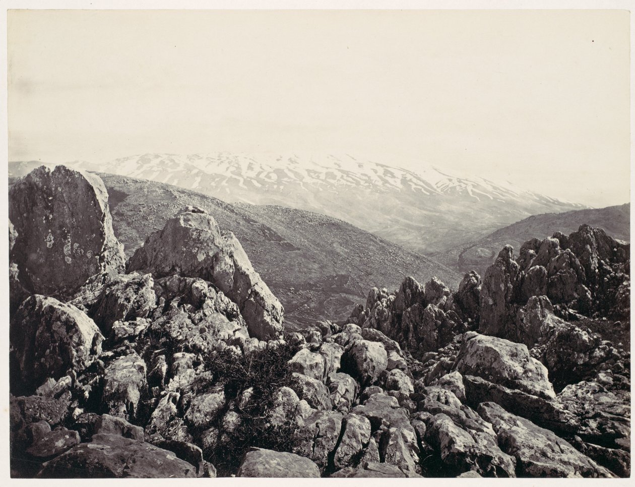 Mount Hermon, the Mount of Transfiguration by Francis Frith