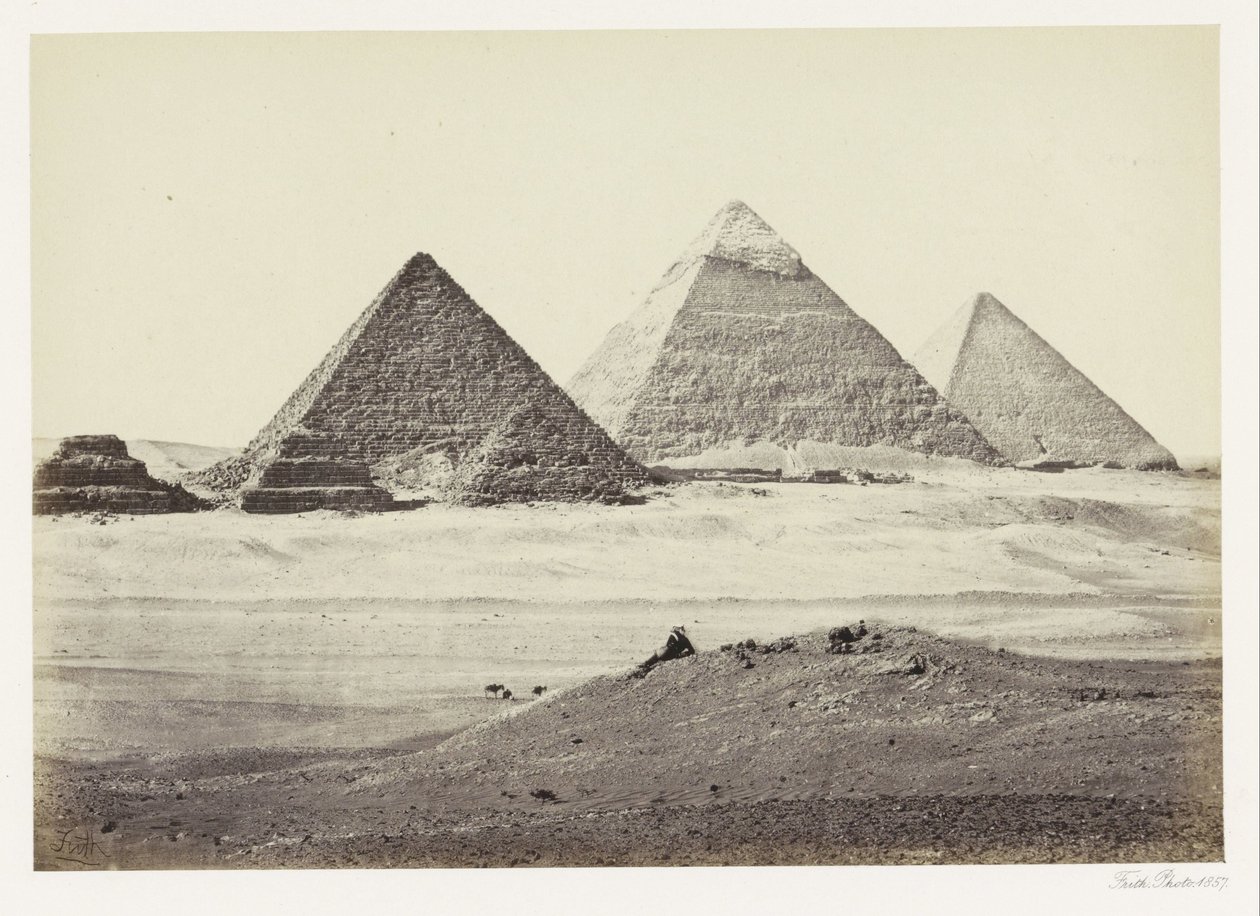 Pyramids of Giza by Francis Frith