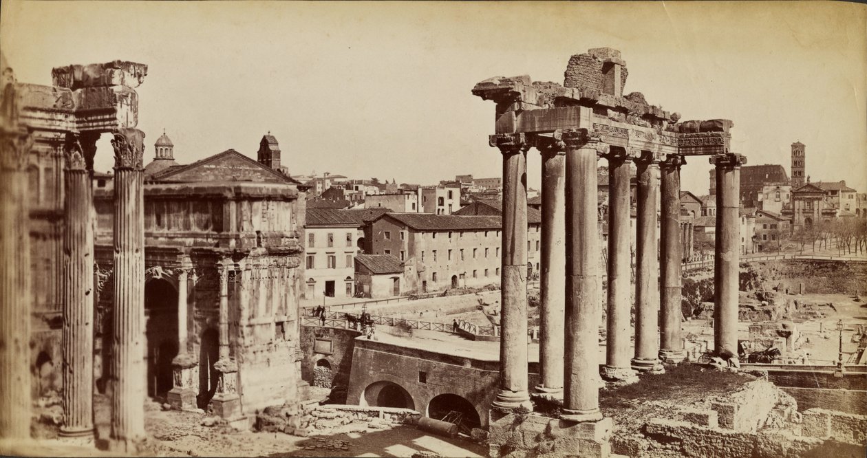 Rome, the Forum by Francis Frith