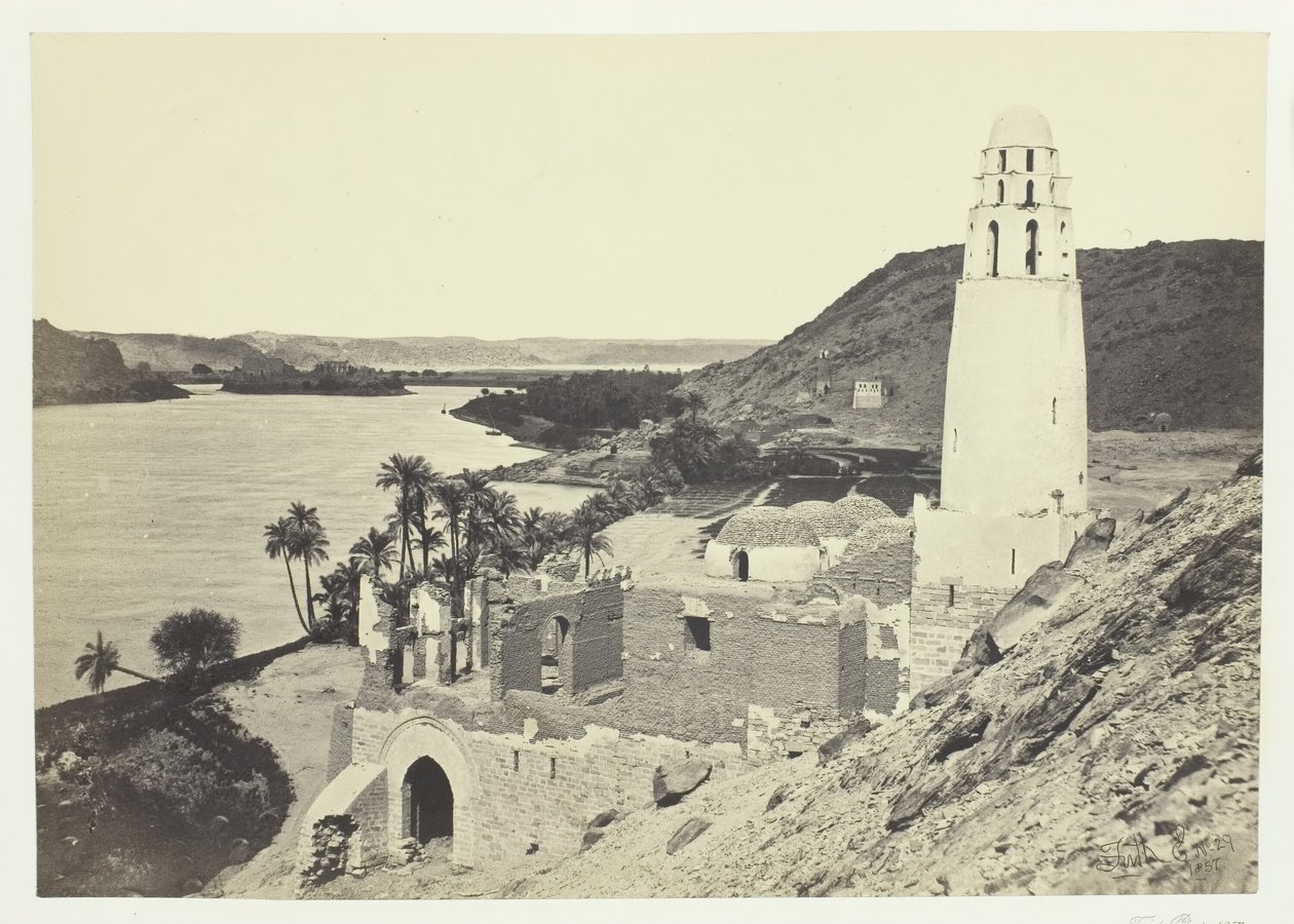 Ruined Mosque Near Philae, 1857 by Francis Frith