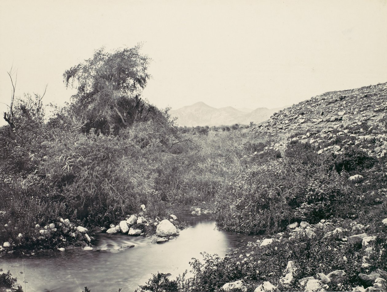The Fountain of Jericho and Probable Site of the City by Francis Frith