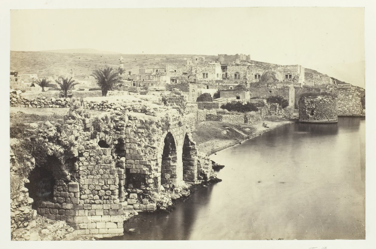 The Town and Lake of Tiberias, from the South by Francis Frith