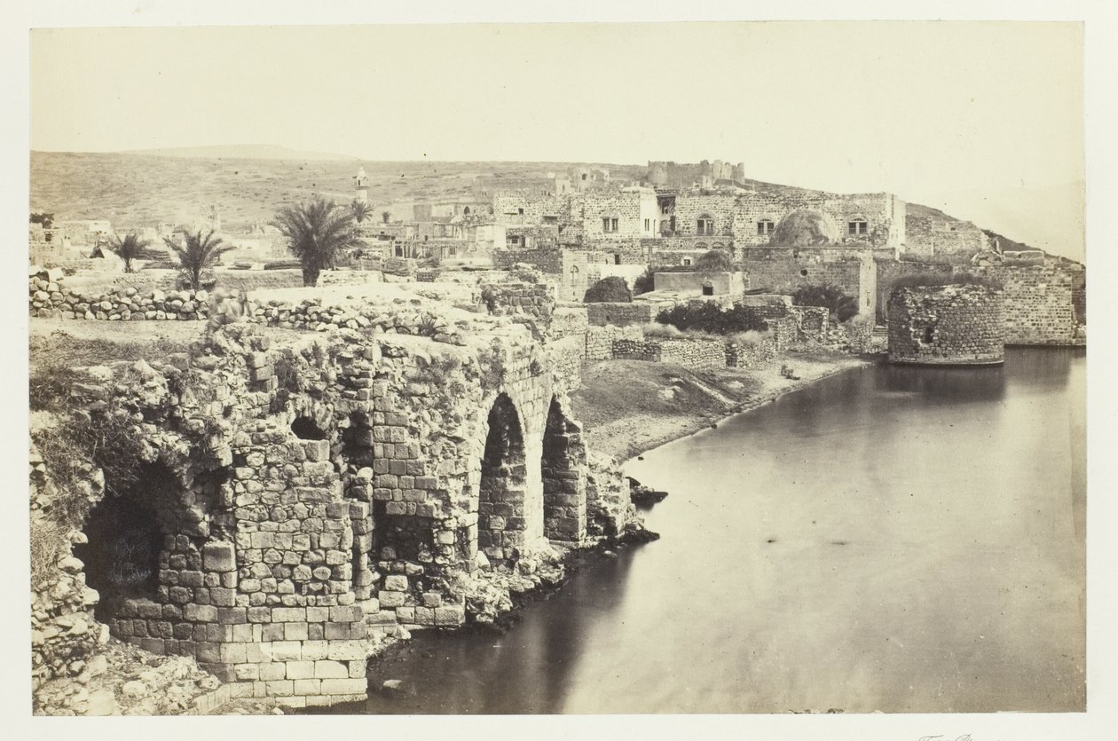 The Town and Lake of Tiberius, from the South by Francis Frith