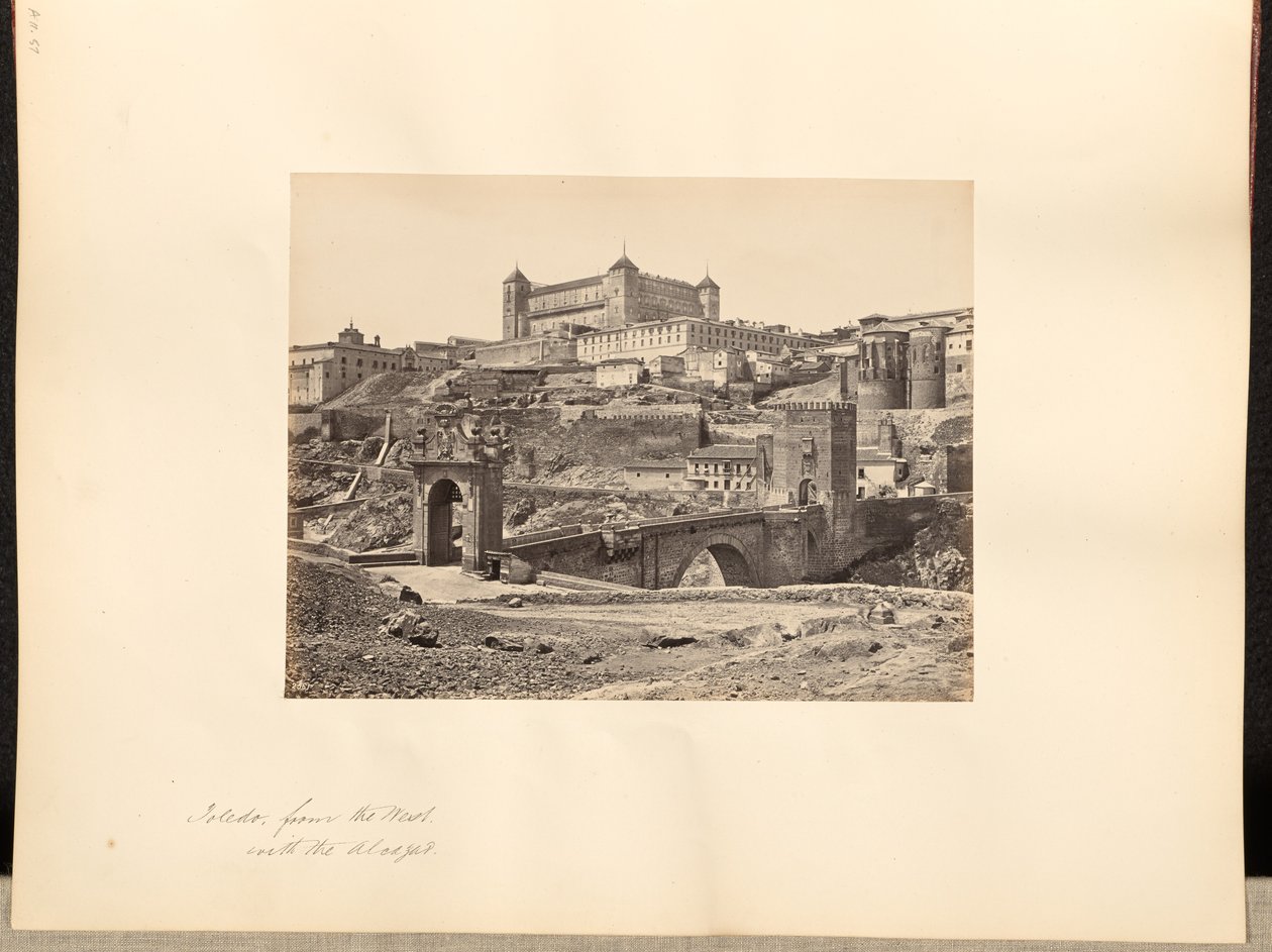 Toledo from the West, with the Alcazar by Francis Frith
