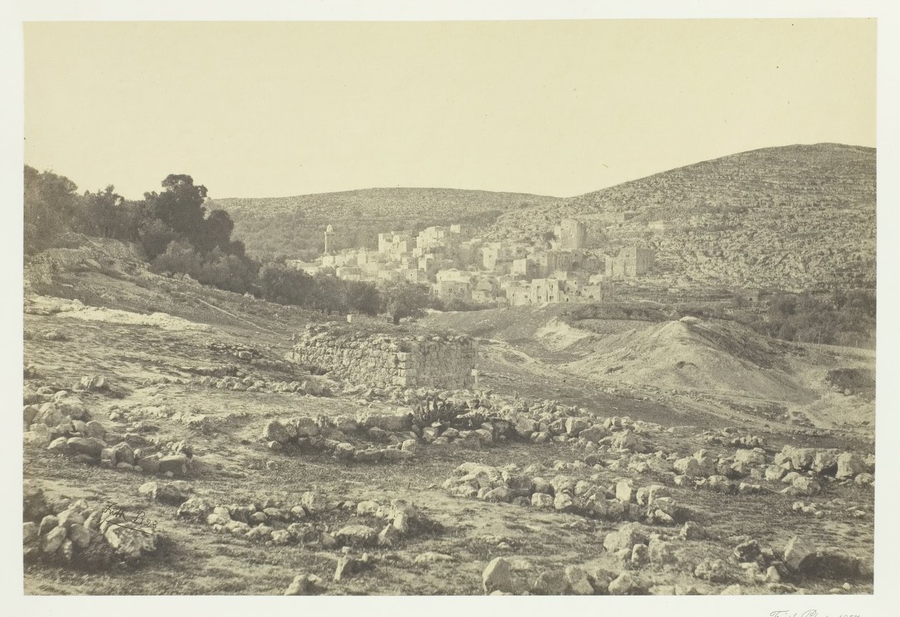 View at Hebron, 1857 by Francis Frith