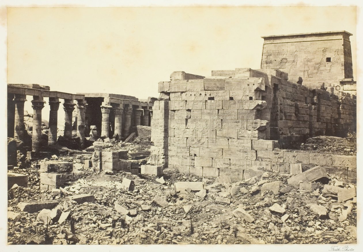 View on the Island of Philae by Francis Frith