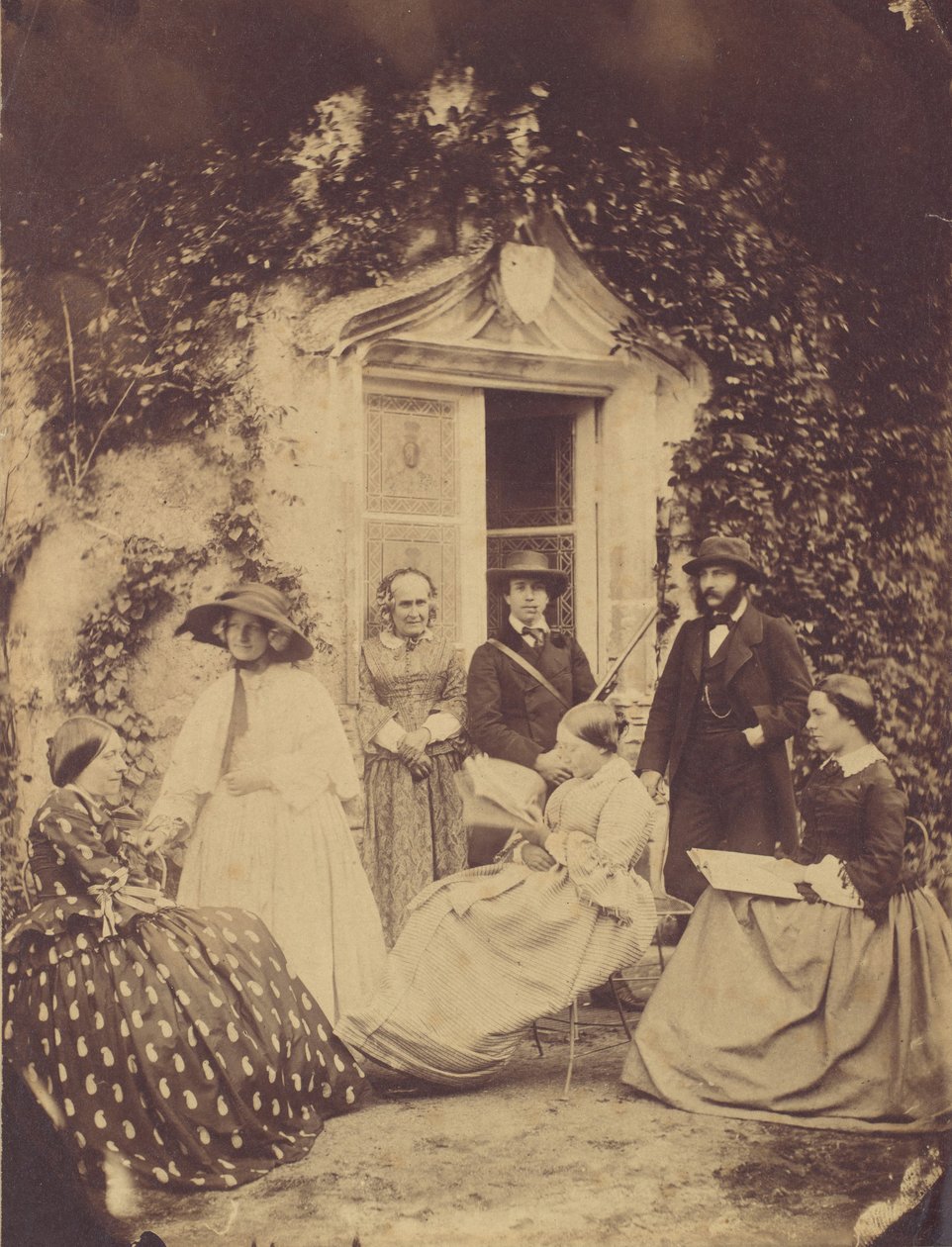 Claudet Family Group, Chateau de la Roche, Amboise