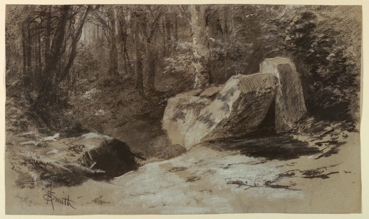 Rocks in the Woods by Francis Hopkinson Smith