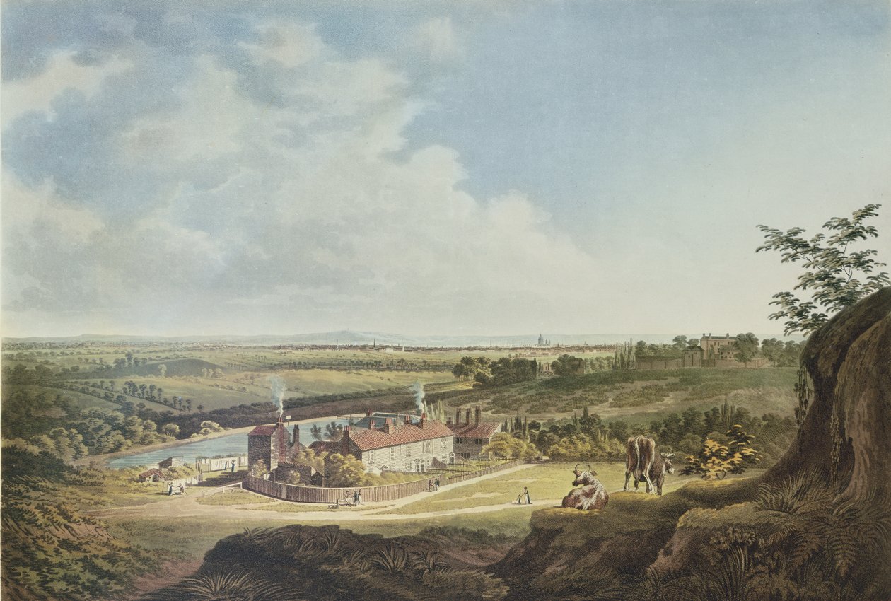 A View of Hampstead Heath Looking Towards London, 1804 by Francis James Sarjent