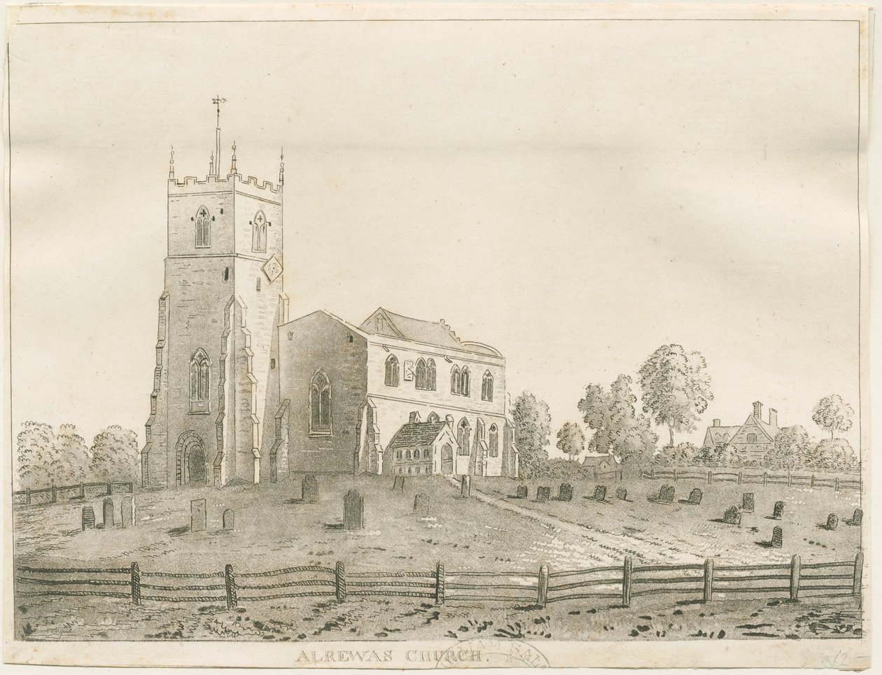 Alrewas Church by Francis Jukes