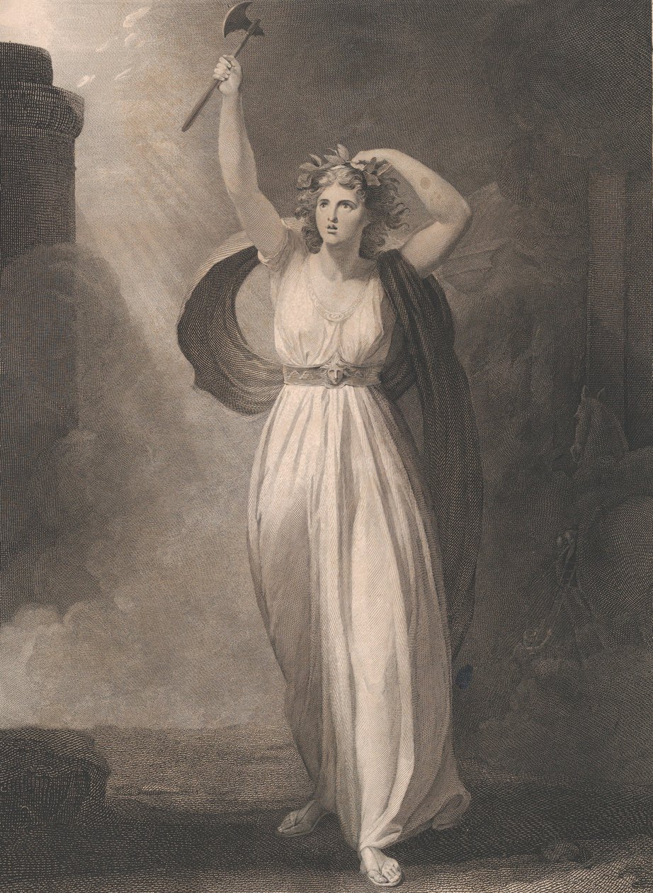 Cassandra Raving, Shakespeare, Troilus and Cressida, Act 2 by Francis Legat