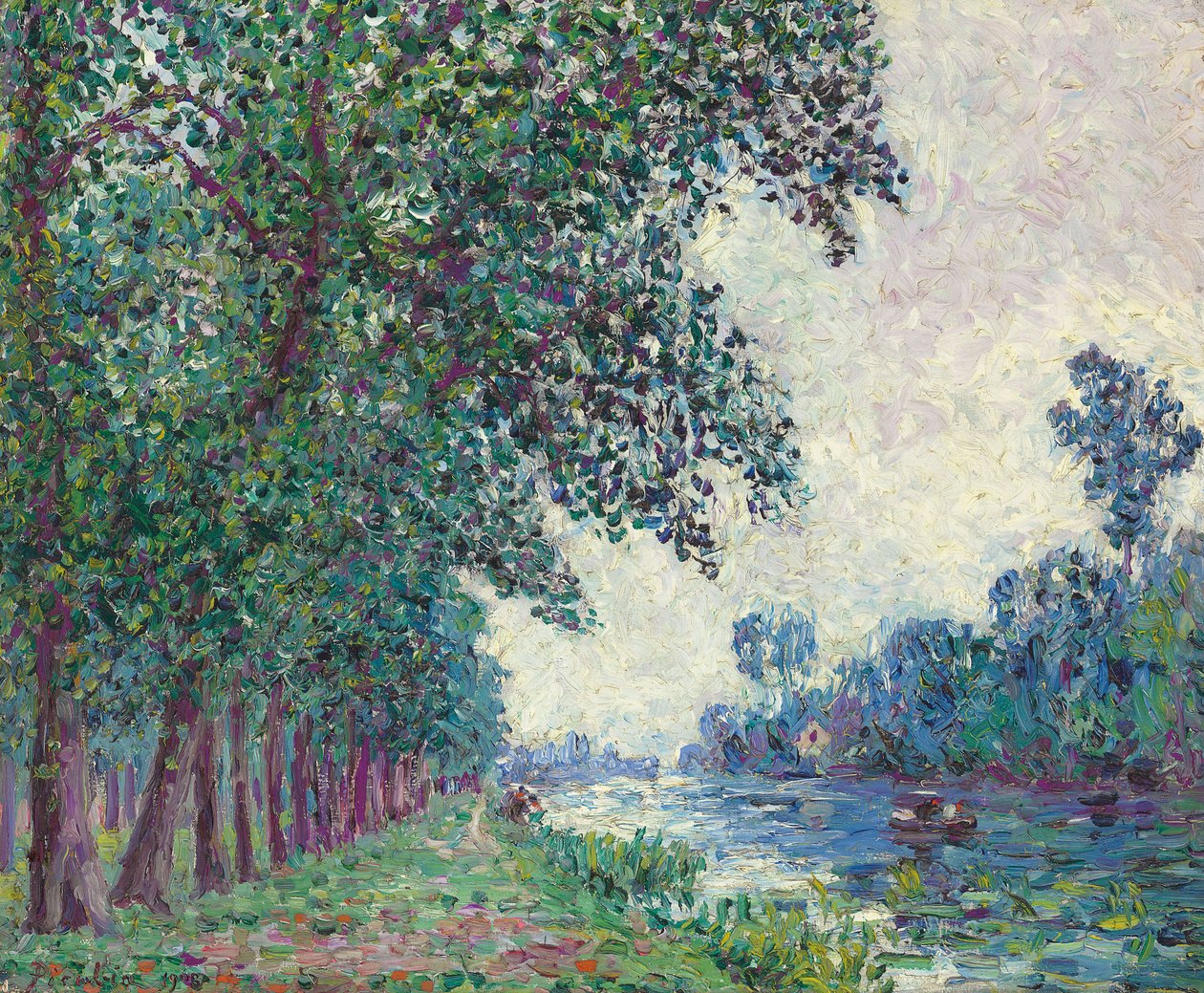 Banks of the Loing at Nemours by Francis Picabia