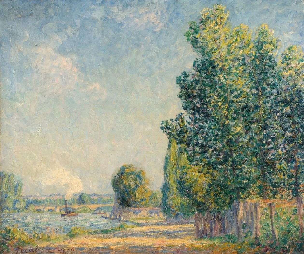 Beginning of Autumn, Villeneuve-sur-Yonne by Francis Picabia