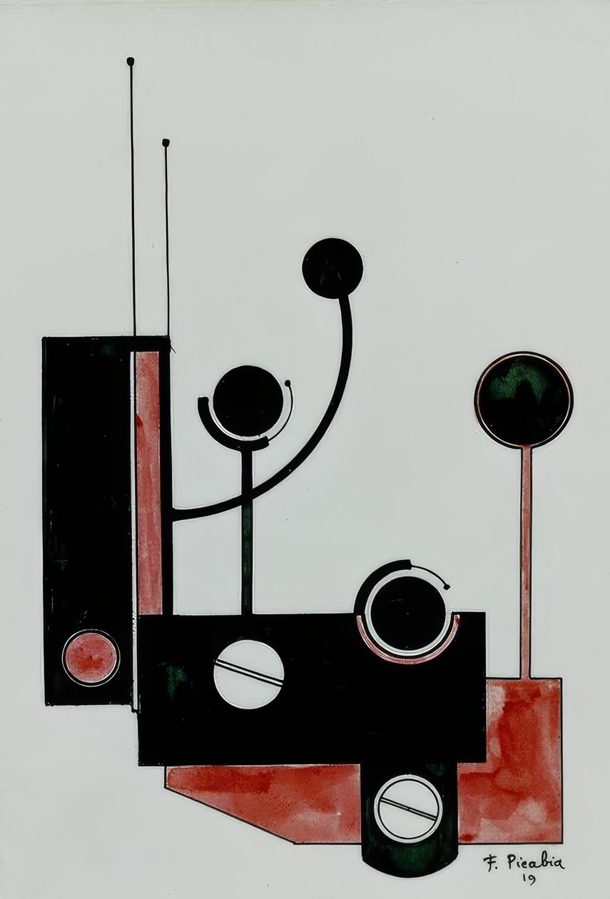 Mechanical Composition II by Francis Picabia